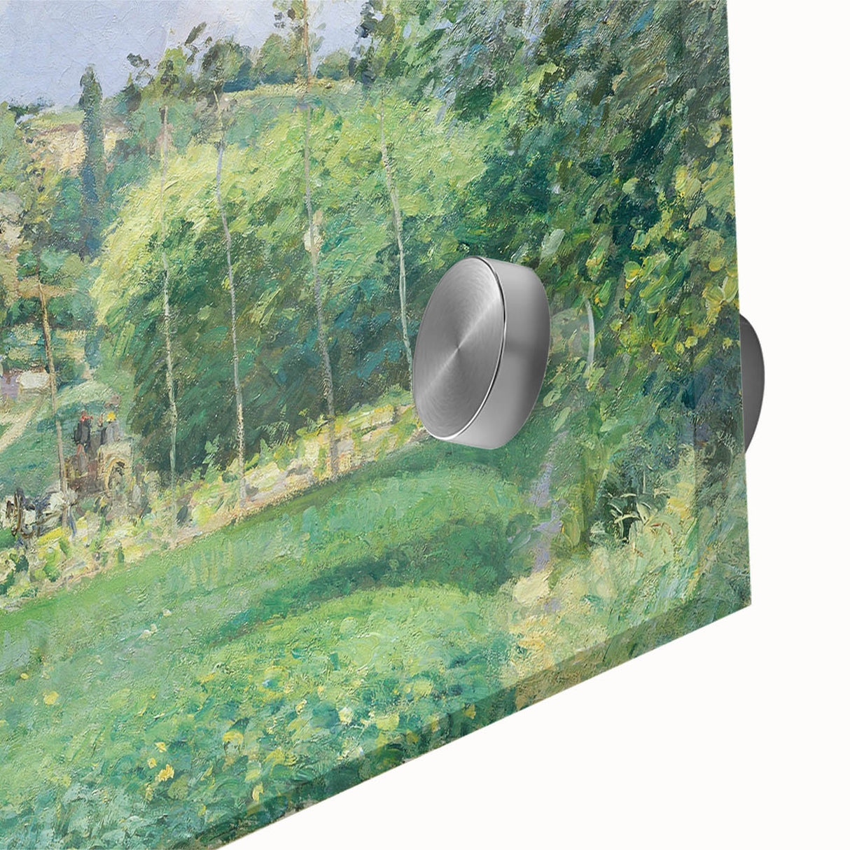 A Cowherd at Valhermeil - Impressionist Landscape by Camille Pissarro