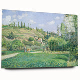 A Cowherd at Valhermeil - Impressionist Landscape by Camille Pissarro