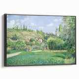 A Cowherd at Valhermeil - Impressionist Landscape by Camille Pissarro