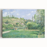 A Cowherd at Valhermeil - Impressionist Landscape by Camille Pissarro