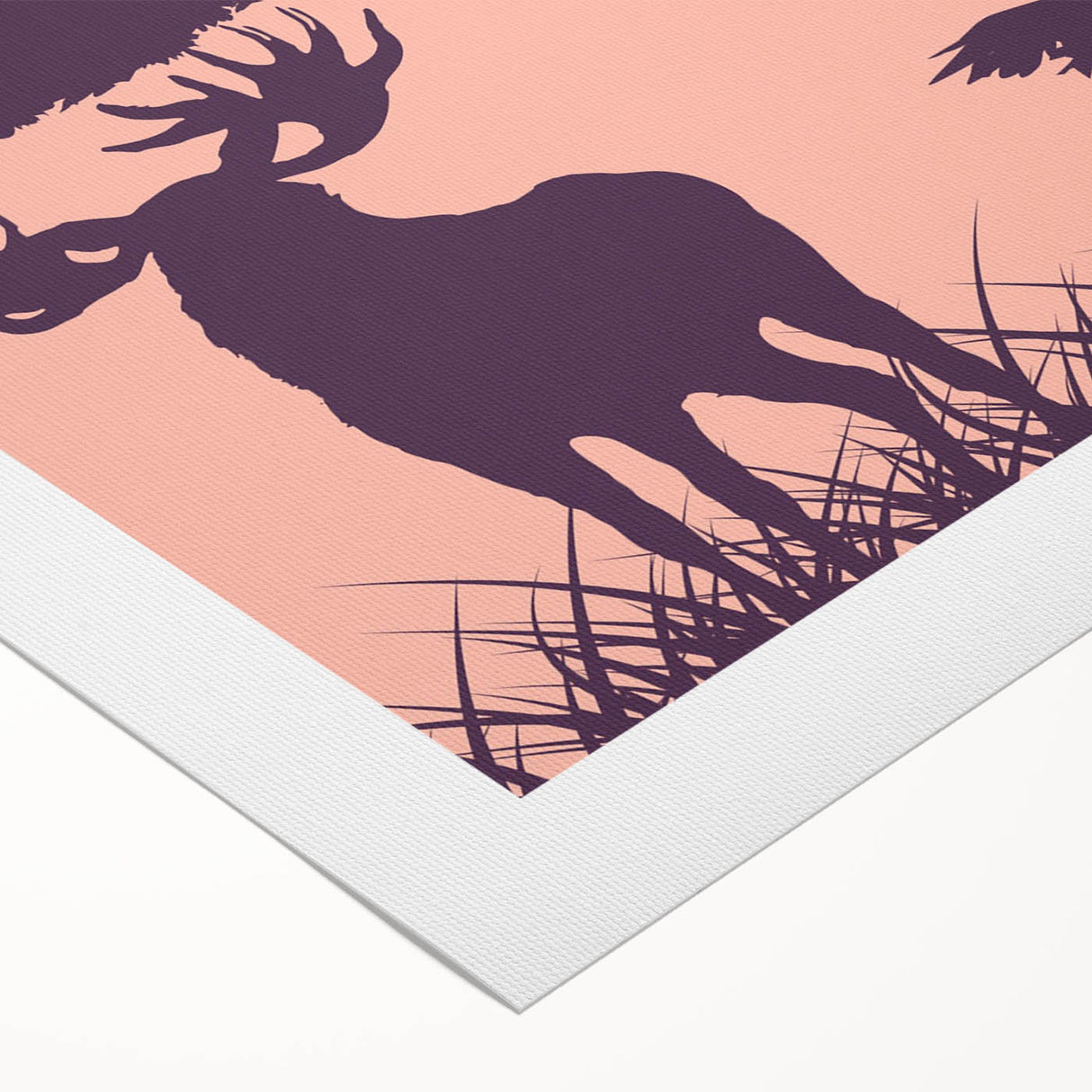Alaska Retro Travel Poster | Vintage Moose Mountain Print