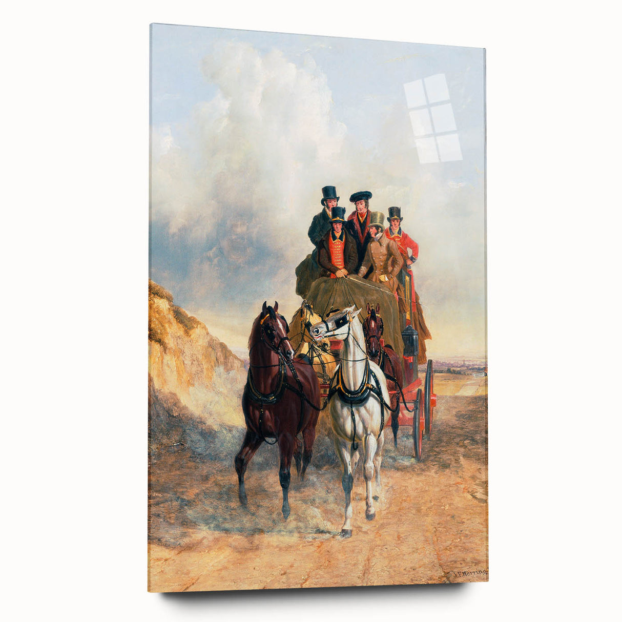 Realism Art Print – The Royal Mail Coach on the Road | Classic British Art