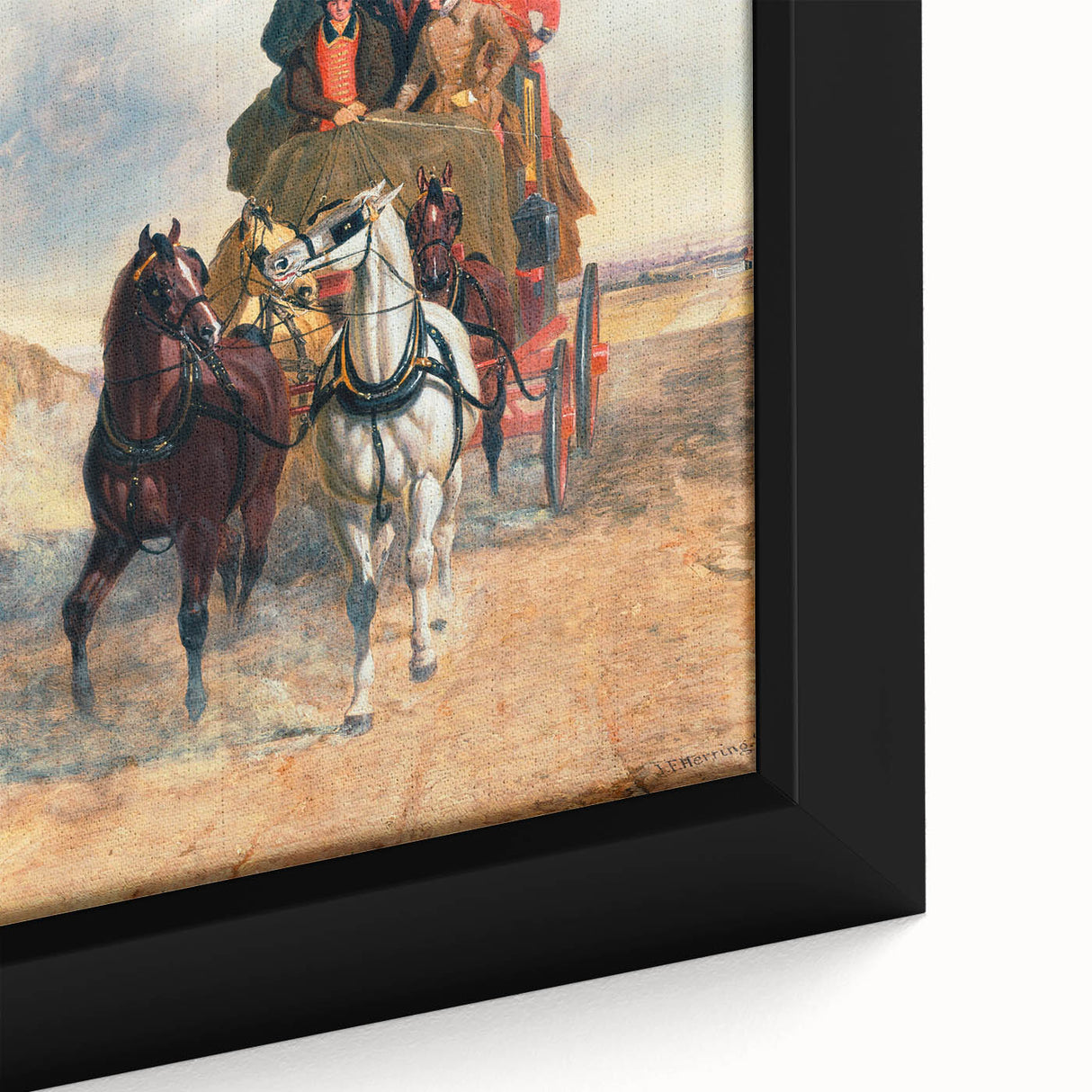 Realism Art Print – The Royal Mail Coach on the Road | Classic British Art