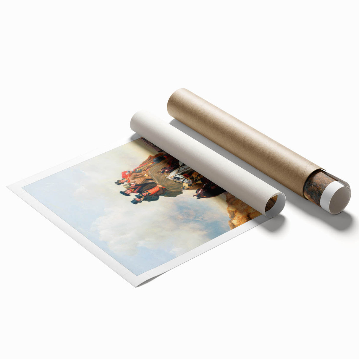 Realism Art Print – The Royal Mail Coach on the Road | Classic British Art