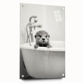 Bathroom Wall Decor - Adorable Otter in Bathtub