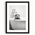 Bathroom Wall Decor - Adorable Otter in Bathtub