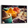 Black and white framed canvas of a vintage-style Indian landscape, ideal for bedroom wall art.