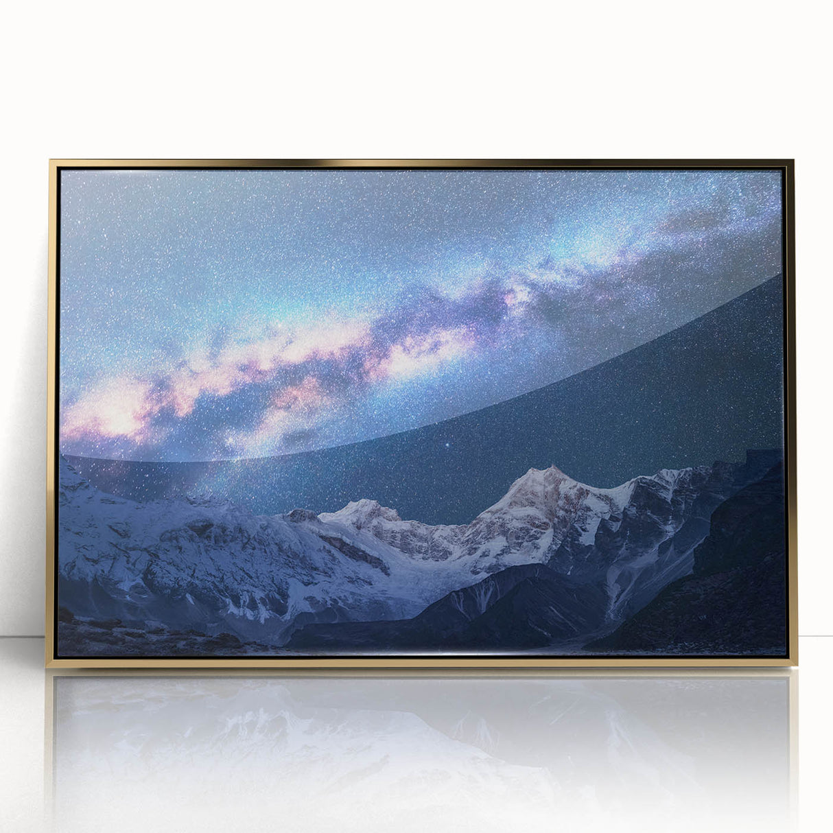 Large art print of Mount Everest in Nepal.