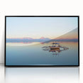 Large abstract wall art featuring a Philippine landscape in muted earth tones on a framed acrylic.