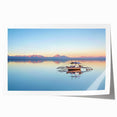 Rolled print of a serene Philippine landscape with lush greenery and floral elements, ideal for art wall dining room.