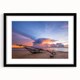 Abstract art print of a vibrant, colorful Sri Lankan scenery on a textured, extra large canvas, ideal for living room decor.