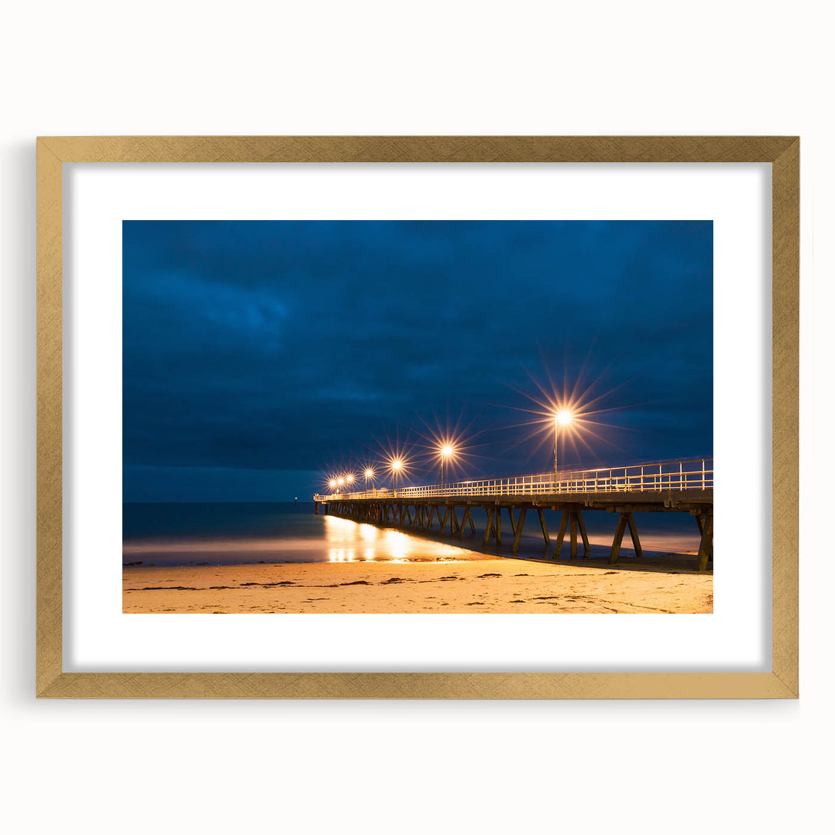 Textured abstract art print of Adelaide scenery in muted earth tones on a framed canvas, ideal for bedroom art.
