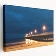Side view of a stretched canvas featuring a realistic Adelaide scenery in natural hues, ideal for kitchen wall art.