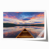 Extra large rolled print of Ontario scenery featuring vibrant green landscapes and blue skies.