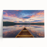 Black and white stretched canvas of Ontario scenery, ideal for kitchen wall art or bedroom ambiance.