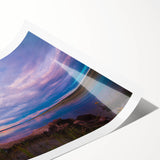 Extra large wall art featuring line art flowers in black on white, rolled print, ideal for large living room wall decor.