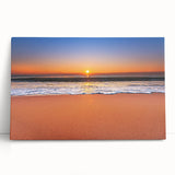 Black and white photo of a Barbados beach scene on stretched canvas, suitable for kitchen wall art.