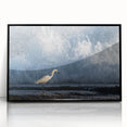 Large abstract wall art depicting vibrant Caribbean scenery on a framed acrylic print, ideal for modern living room decor.