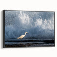 Black and white framed canvas depicting a vintage Puerto Rican landscape, ideal for bedroom wall art.
