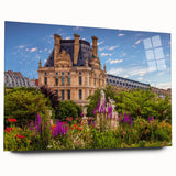 Acrylic glass print of Oxford scenery depicted in soft pastel shades, ideal for bedroom or dining room decor.