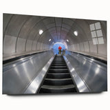 Acrylic print of Piccadilly, England with vibrant urban colors, great for bedroom or dining room art.