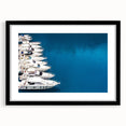 Abstract art print depicting colorful, textured scenery of Monaco on a large framed canvas, suitable for living room decor.