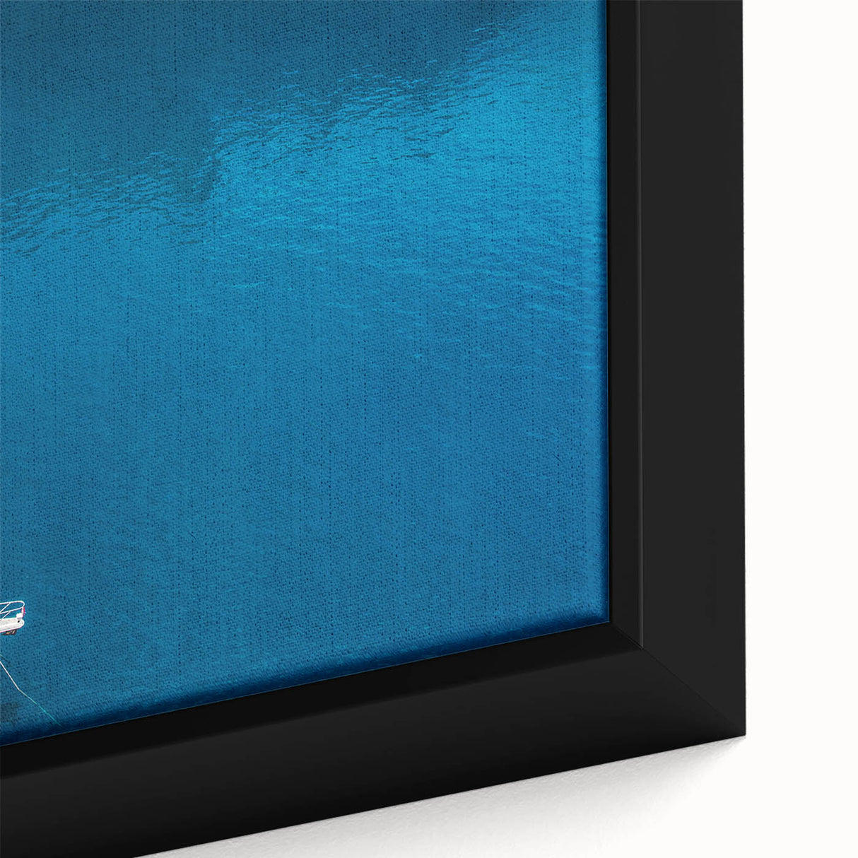 Extra large framed canvas featuring a textured depiction of Monaco.