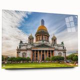 Acrylic print of a large abstract depiction of St.