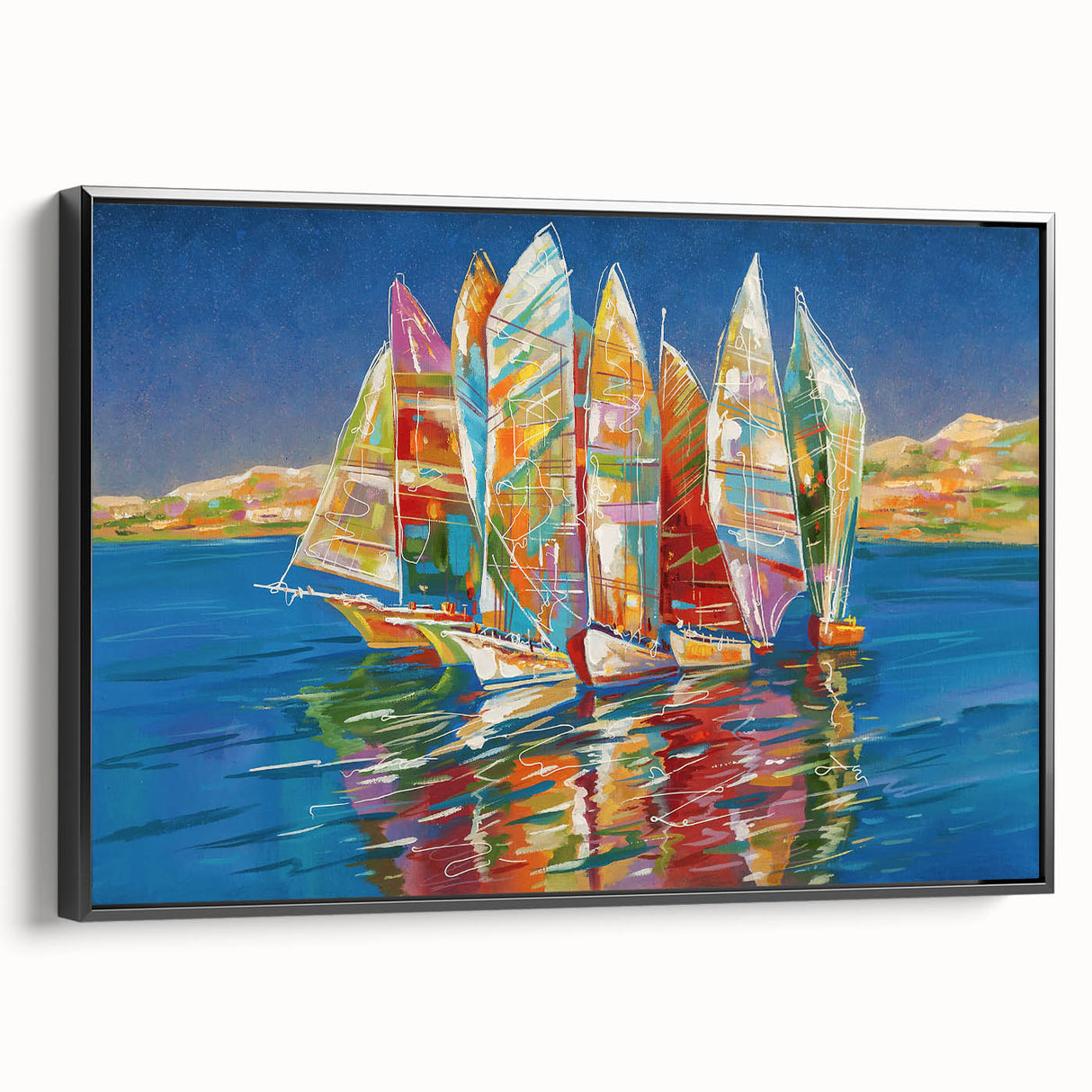 Black and white vintage poster art of Sochi landscape on framed canvas, ideal for bedroom wall decor.