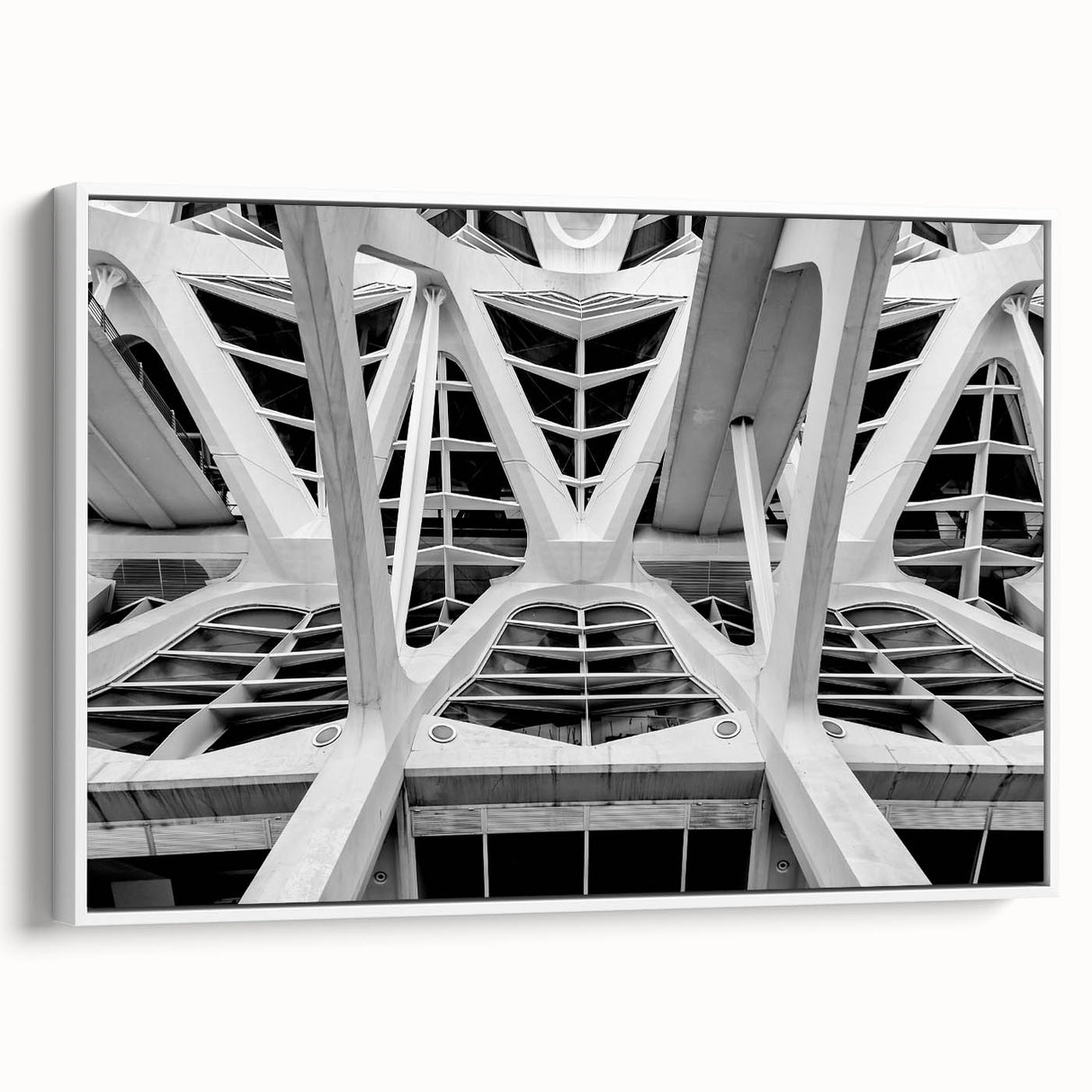 Vintage poster art of Valencia scenery on a framed canvas, featuring colorful art in extra large size.