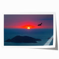 Extra large rolled print of Acapulco scenery with vibrant floral elements, ideal for art wall dining room.