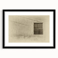 Extra large abstract art print of a colorful Middle Eastern scenery on a textured canvas, framed in black.