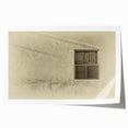 Extra large wall art featuring a Middle Eastern Qatar scenery in muted earth tones on rolled canvas.