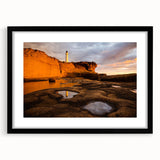 Abstract art print of Wellington, New Zealand, featuring vibrant, colorful textures on a large black-framed canvas.