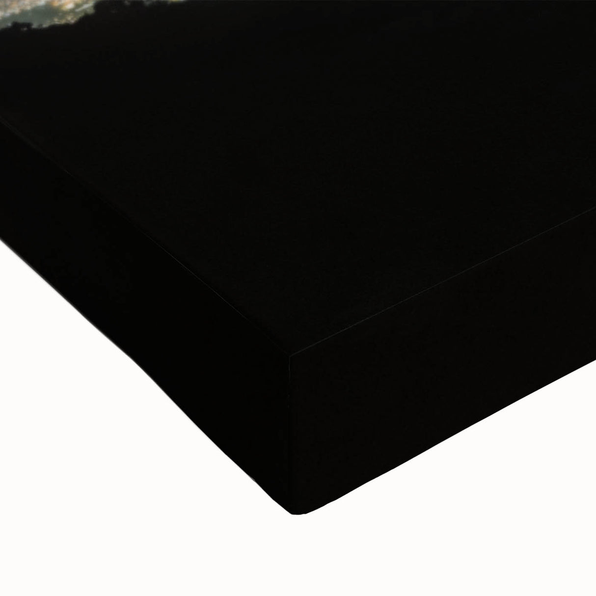 Large art of a Venezuelan landscape in black and white on stretched canvas, suitable for bedroom decor.
