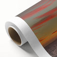 Art Deco poster of Berkeley, California scenery on rolled canvas, featuring soft pastel shades, ideal for nursery wall art.