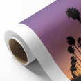Art Deco poster of Beverly Hills scenery in muted pastel tones on rolled canvas, ideal for nursery wall art.