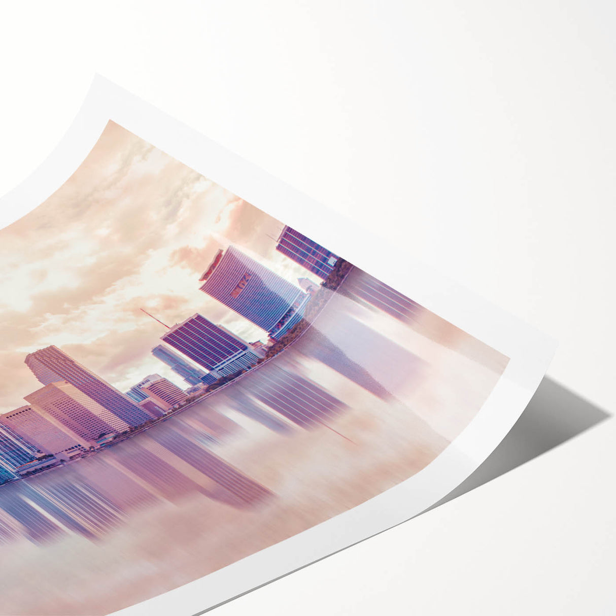 Extra large wall art featuring line art flowers in muted colors on a rolled print, ideal for large living room decor.