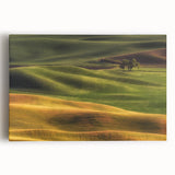 Black and white photograph of an Idaho landscape on a large stretched canvas, suitable for kitchen wall art.