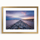 Extra large wall art depicting an abstract interpretation of Annapolis, Maryland, in textured gold and blue tones.