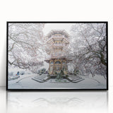 Large abstract wall art of Baltimore skyline in muted gray and blue tones on a framed acrylic.