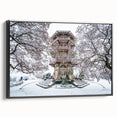 Black and white landscape art painting of Baltimore on a framed canvas, suitable for bedroom wall decor.