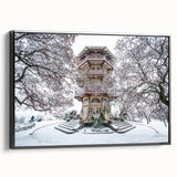 Black and white landscape art painting of Baltimore on a framed canvas, suitable for bedroom wall decor.