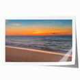 Rolled print of a serene Nantucket landscape, featuring soft pastel colors and floral motifs, ideal for art wall dining room.
