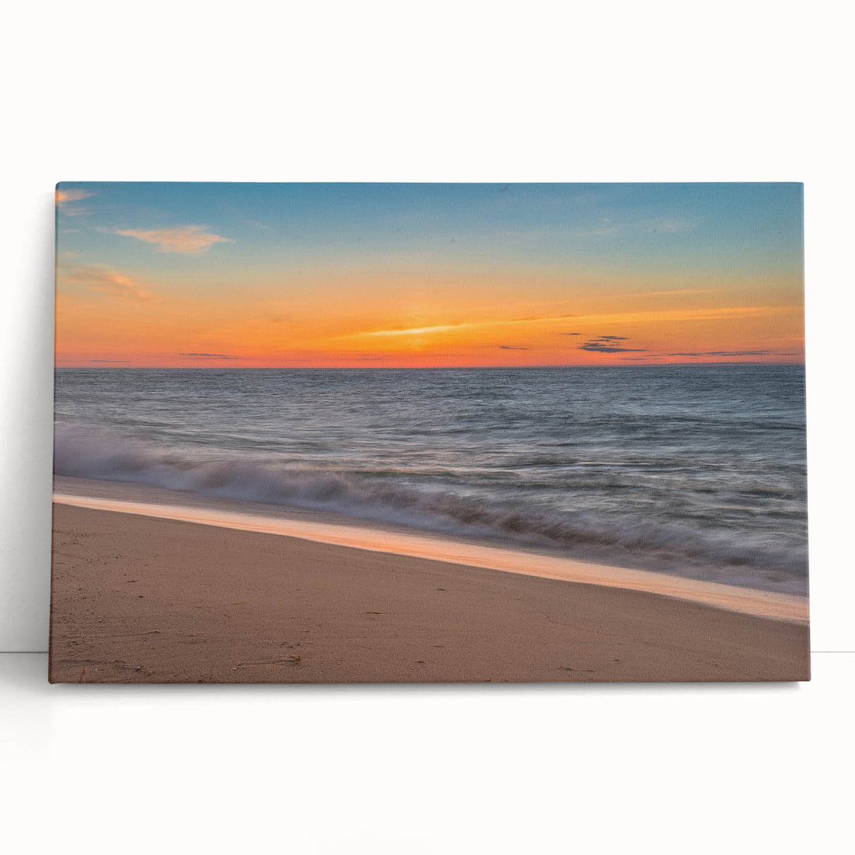 Black and white stretched canvas of Nantucket scenery, ideal for kitchen wall art or bedroom ambiance.