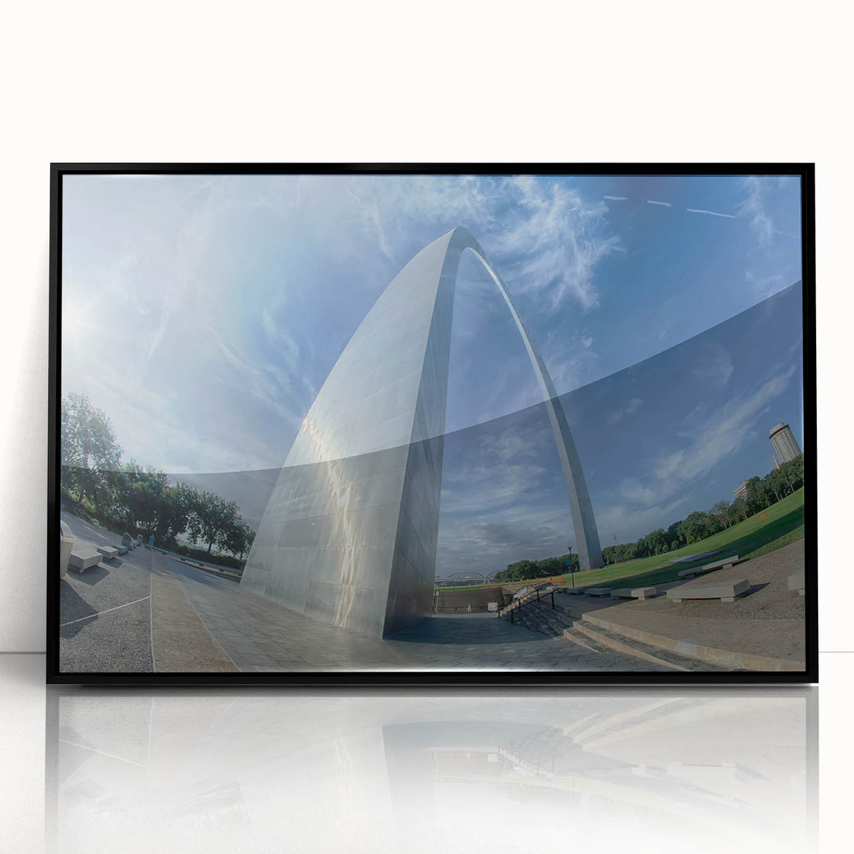 Large abstract wall art depicting the St.