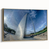 Framed canvas wall art featuring a vintage-style landscape of St.