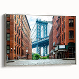 Framed canvas of a vintage-style Long Island landscape in muted colors, ideal for modern living room decor.