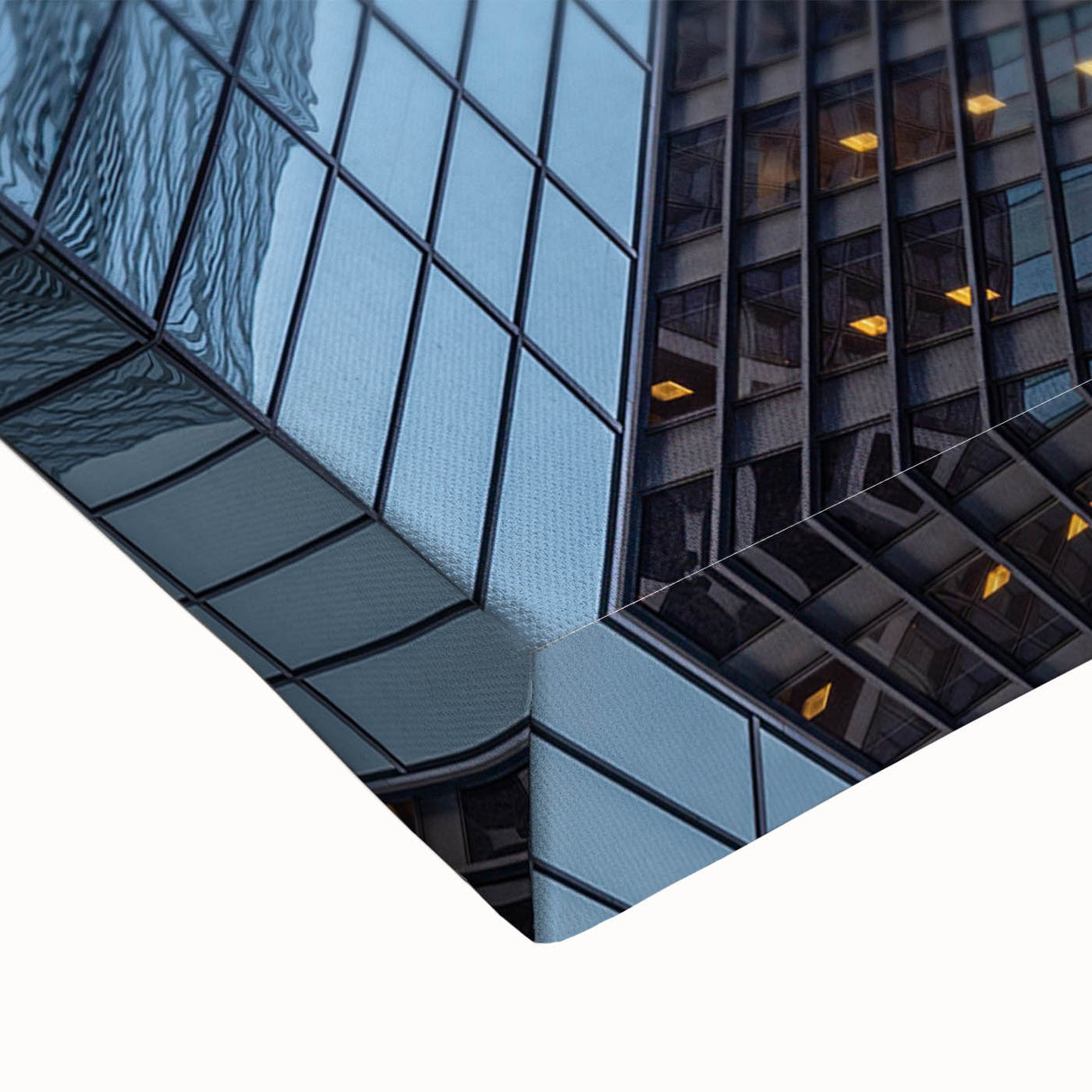Large art of New York City's Wall Street in black and white on stretched canvas, suited for bedroom wall placement.