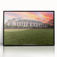 Large abstract wall art depicting the New York City skyline in muted gray and blue tones, framed acrylic.